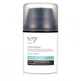 No7 Men Sensitive Care Moisturiser 50ml Boxed 