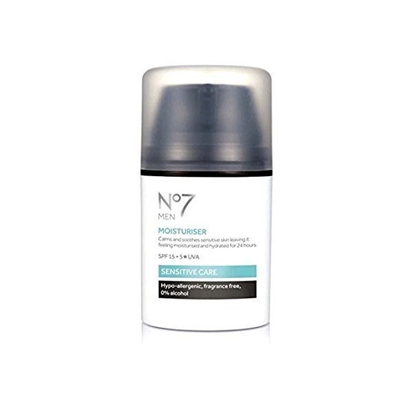 No7 Men Sensitive Care Moisturiser 50ml Boxed 
