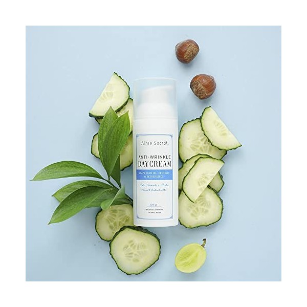 Alma Secret Hydratant anti-rides avec Pepita de Uva, Centella & Resveratrol SPF 20-50 ml