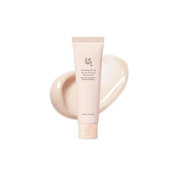 Beauty of Joseon Revive Firming Moisturizer Ginseng Ceramide + Fermented Retinol for Dry, Sensitive Skin Korean Skincare for 