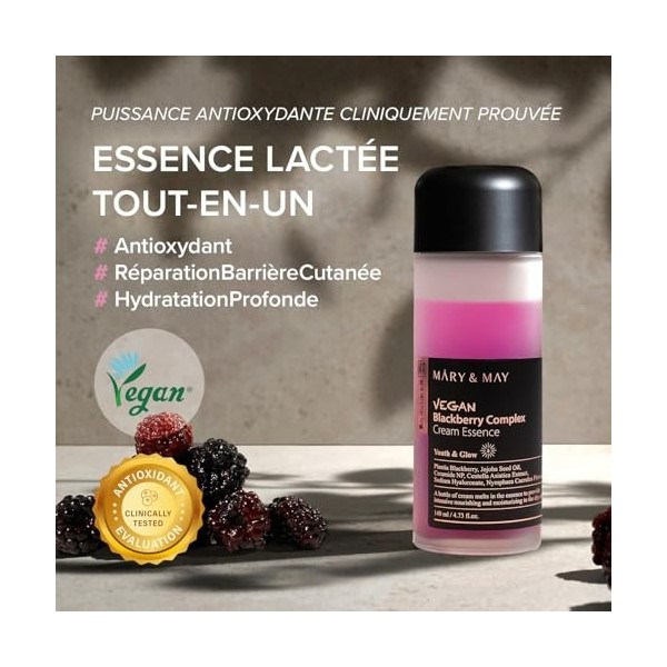 MARY & MAY Vegan Blackberry Complex Cream Essence 140 ml 