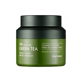 TONYMOLY The Chok Chok Green Tea Watery Cream - Hypoallergenic, Hydrating & Lightweight Facial Cream with Green Tea, K-Beauty