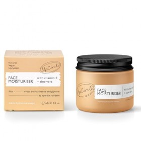 UPCIRCLE Hydratant visage à la poudre dargan, crème nourrissante jour nuit naturelle, végétalienne + sans cruauté envers les ...