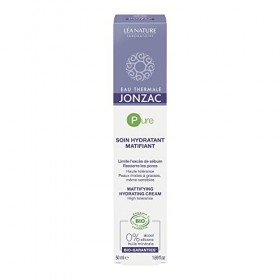 Eau Thermale Jonzac - Soin hydratant matifiant - Pure - Peaux mixtes à grasses, même sensibles - Certifié Bio Cosmos Organic ...