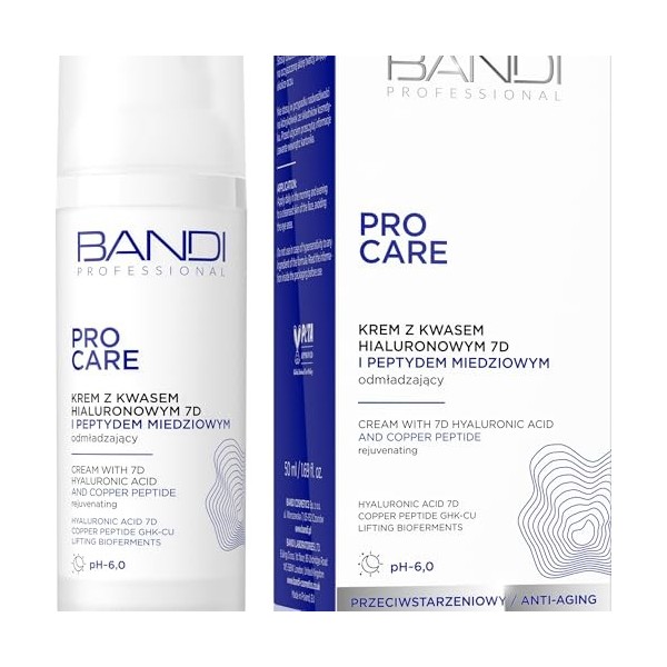 Bandi - Crème Visage Homme Hydratante Anti-âge Soin Visage Homme Mature Réduit Rides Régénère et Apaise la Peau Stimule le Te...