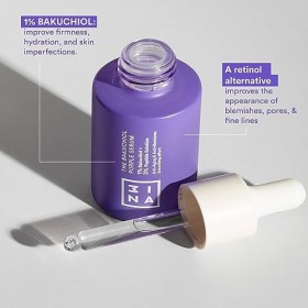 3INA MAKEUP - The Bakuchiol Purple Serum - Sérum Visage avec 1% Bakuchiol + 3% Peptides - Bakuchiol Serum Visage Anti-Tache A