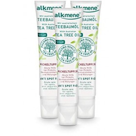 alkmene SOS Anti bouton visage à lhuile darbre à thé - Soin bouton visage, impuretés, rougeurs - Stick bouton visage végan 