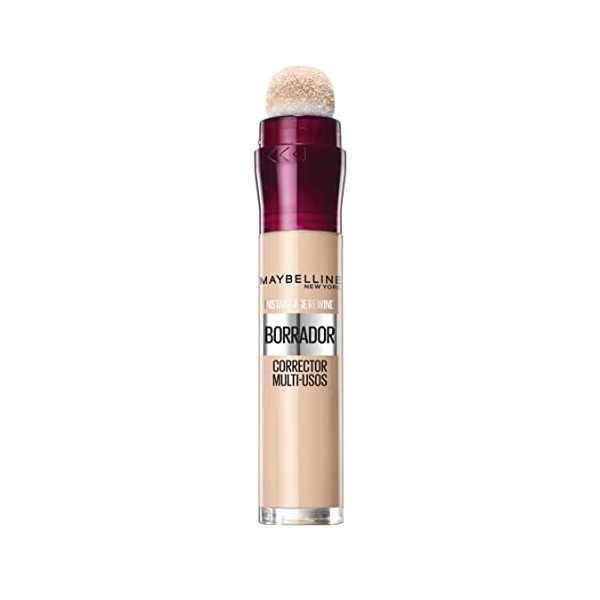 Maybelline New York - Anti-cernes/Correcteur Fluide - Instant Anti-Age L’Effaceur - Teinte : Beige Nu 02 - 6,8 ml Anti-cernes...