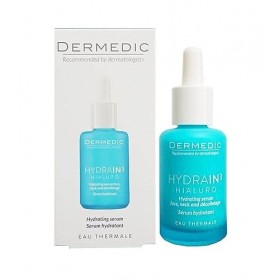 Dermedic - Hydrain3 - Hialuro - Sérum hydratant pour le visage, le cou et Decolltage - 30 ml