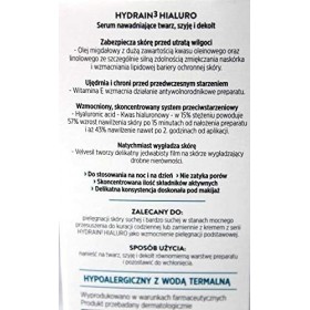 Dermedic - Hydrain3 - Hialuro - Sérum hydratant pour le visage, le cou et Decolltage - 30 ml