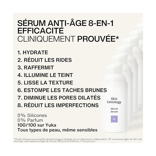 Sérum Anti-Rides Éclat Hydratant | Naturel & Puissant | Bakuchiol, Spilanthol & Niacinamide | Soin Visage Anti-Âge Anti-tache
