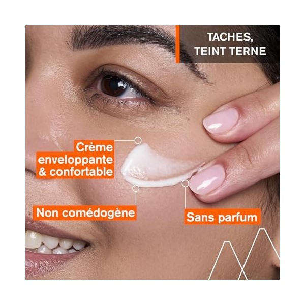 Uriage Depiderm Soin Intensif Anti-Taches avec 3% AHA & Vitamine C - Corrige & Prévient les Taches - Non Comédogène - Sans Pa