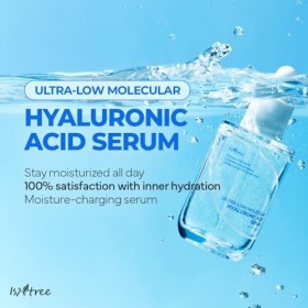 IsNtree Sérum à lacide hyaluronique à très faible masse moléculaire 50 ml, 1,69 fl.oz | Sérum dacide hyaluronique à absorpt