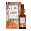 Ambi Even & Clear Sérum à la vitamine C infusé et brillant pour tous les types de peau pour une peau propre, une peau claire,