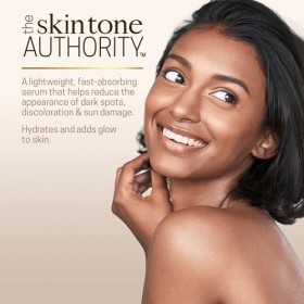 Ambi Even & Clear Sérum à la vitamine C infusé et brillant pour tous les types de peau pour une peau propre, une peau claire,