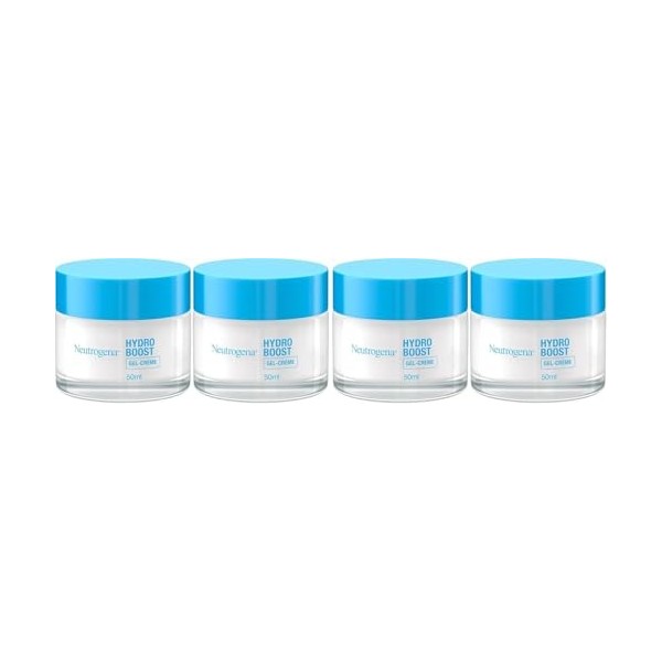 Neutrogena – Gel-Crème Hydro Boost Pot de 50 ml – Crème Hydratante pour les Peaux Sensibles à lAcide Hyaluronique et Tréha Cr...