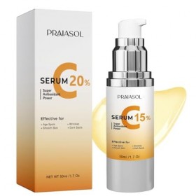 Sérum super vitamine C pour les femmes de plus de 70 ans : sérum visage à la vitamine C anti-âge adapté aux peaux matures – C