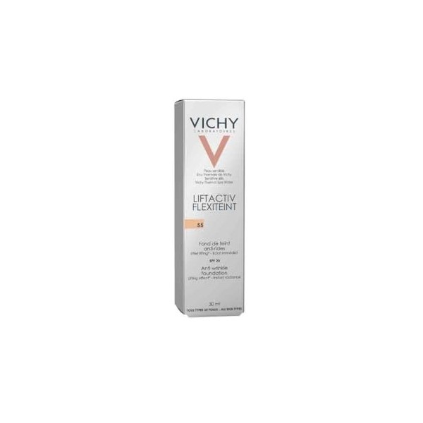 Vichy, Liftactiv, Fond de Teint Anti-Rides, Formule Enrichie en Collagyl Anti-Âge, Teint Unifié et Lumineux, Effet Lifting Co