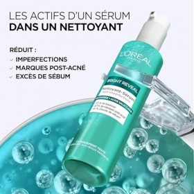LOréal Paris Protocole Anti-taches à la Niacinamide - Nettoyant Sérum Anti-Imperfections - 150 ml + Peeling Exfoliant Anti-T