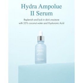 [9Wishes] Hydra Ampoule Serum Ⅱ Hydratant Longue Durée pendant 72 heures, 3,5 Fl. Oz, Sérum hydratant pour le visage avec 8 c