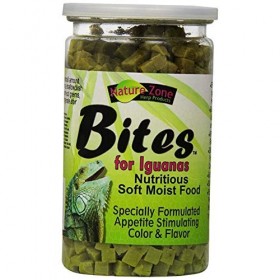 Nature Zone Baby Bites Juvenile Iguanas Nutritious Sof Moist Reptile Food 9oz
