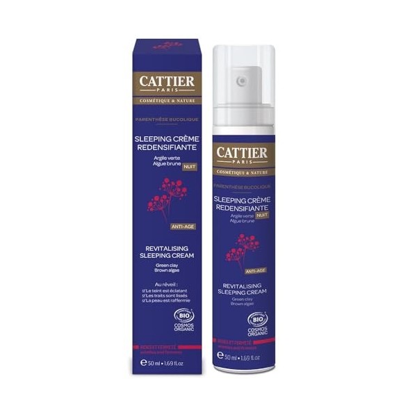 Cattier parenthèse bucolique sleeping crème redensifiante 50ml