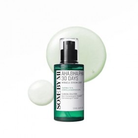 SOME BY MI AHA BHA PHA Sérum Miracle Léger 30 Jours - 1,69 Oz, 50 ml - Fabriqué à partir deau de feuille darbre à thé pour 