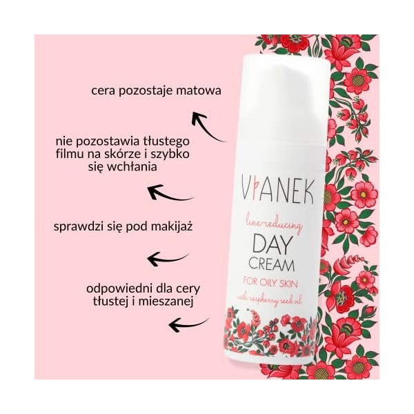 Vianek anti-wrinkle face cream for oily skin 50ml