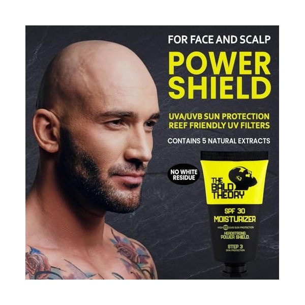 The Bald Theory Hydratant pour cuir chevelu SPF 30
