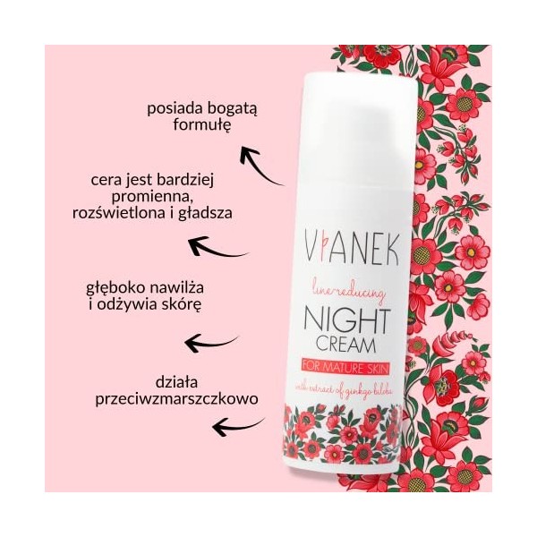 Vianek anti-wrinkle face cream for skin with signs of aging 50ml