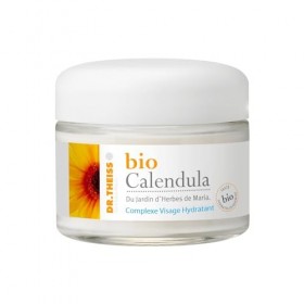 Dr Theiss - Bio Calendula, Complexe Visage Hydratant - Frais & Léger - 98% dOrigine Naturelle - Idéal pour Peaux Sèches, Sen ...