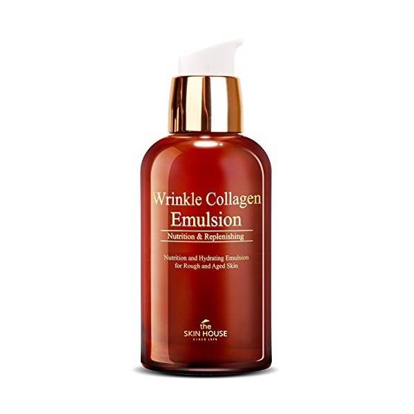 THE SKIN HOUSE since 1979 Émulsion Collagène Rides 130 ml, 4.40 fl.oz. | Émulsion Anti-Rides | Favorise lélasticité de la 