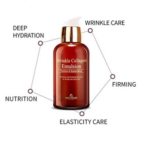 THE SKIN HOUSE since 1979 Émulsion Collagène Rides 130 ml, 4.40 fl.oz. | Émulsion Anti-Rides | Favorise lélasticité de la 