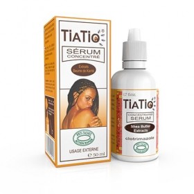 Tiatio Sérum Corporel Concentré – 50 ml | Unifie le Teint, Hydrate et Réduit l’Apparence des Taches | Enrichi en Karité, Vita