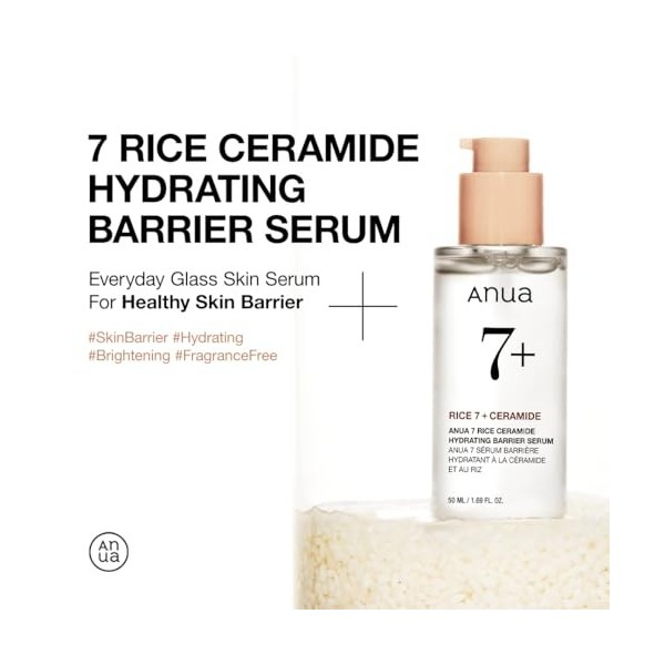 ANUA Sérum barrière hydratant 7 céramide de riz 50 ml
