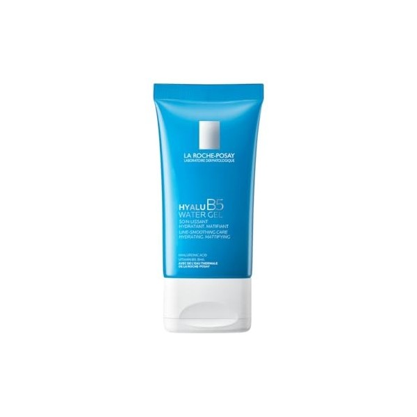 La Roche-Posay, Hyalu B5, Gel-en-Eau Lissant, Hydratant et Matifiant, Anti-Rides, Soin Visage, Enrichie en Acide Hyaluronique