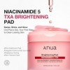ANUA Tampons Toniques Niacinamide 5 Txa, Soin Hydratant Pour Un Teint Uniforme Et Un Éclat Quotidien 210 Ml, 60 Tampons rou