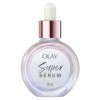 Olay Super Serum, Sérum Hydratant pour le Visage à la Vitamine C, Niacinamide, Peptide de Collagène, Soin Anti-Âge et Éclat, 