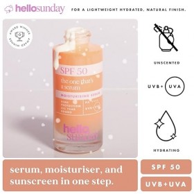 The One Thats a Serum SPF 50 by Hello Sunday for Unisex - 1.1 oz Serum