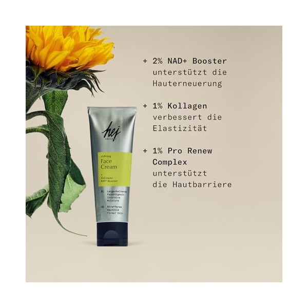 Crème lifting pour le visage 30 ml - Crème raffermissante au collagène, lisse le grain de la peau et emprisonne lhumidité 