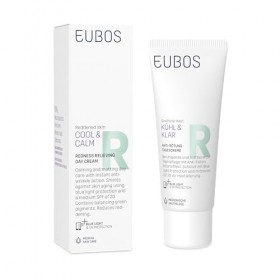 EUBOS FRAIS & NET ANTI-ROUGEURS | Crème de Jour | Soin Apaisant et Matifiant pour Peaux Rougies | SPF 20 | Protège de la Lumi