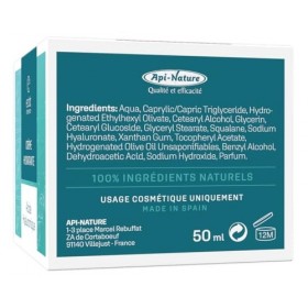 ECLAT D’ESSENCE Crème Acide Hyaluronique 50ml | Creme Hydratant Visage et Réduction des Rides | Avec Extraits Naturels et Squ...