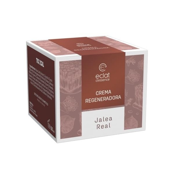 ECLAT D’ESSENCE Crème Acide Hyaluronique 50ml | Creme Hydratant Visage et Réduction des Rides | Avec Extraits Naturels et Squ...