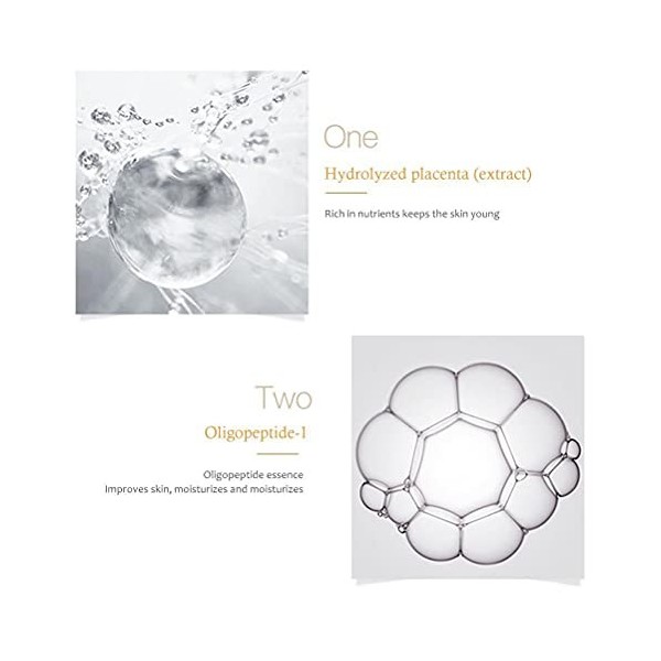 Ghzste Crème hydratante pour le visage, sérum pour le visage, sérum à la vitamine C, capsules dessence hyaluronique, crème h