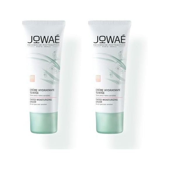 Jowaé - Crème Hydratante Teintée Claire à lEau de Fleurs de Sakura 30ml - Soin visage - Toutes peaux - Peaux sensibles - 93%