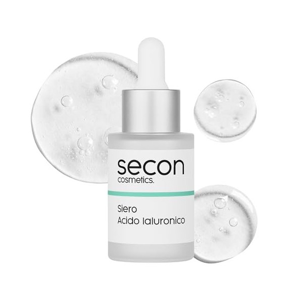 Sérum Visage Acide Hyaluronique Hydratation Intense, Hydratant, Action Repulpante, Lissage, Anti-Âge, Anti-vieillissement, An