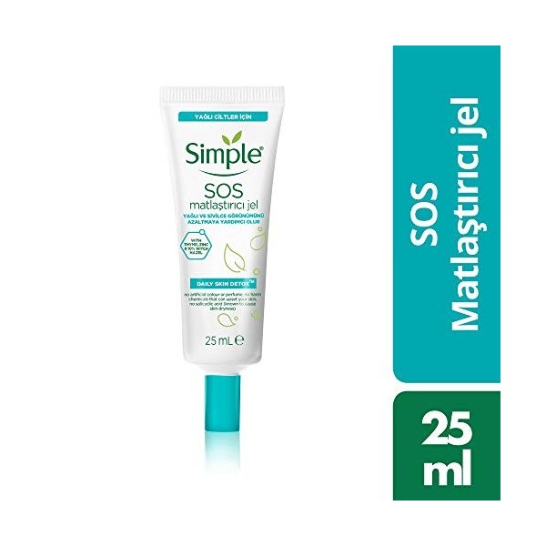 Simple SOS Nettoyant Booster 25 ml - Lemballage peut varier