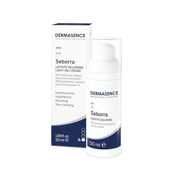 DERMASENCE Seborra leichte Gelcreme hydratisierend und hautklärend, 50 ml Crème