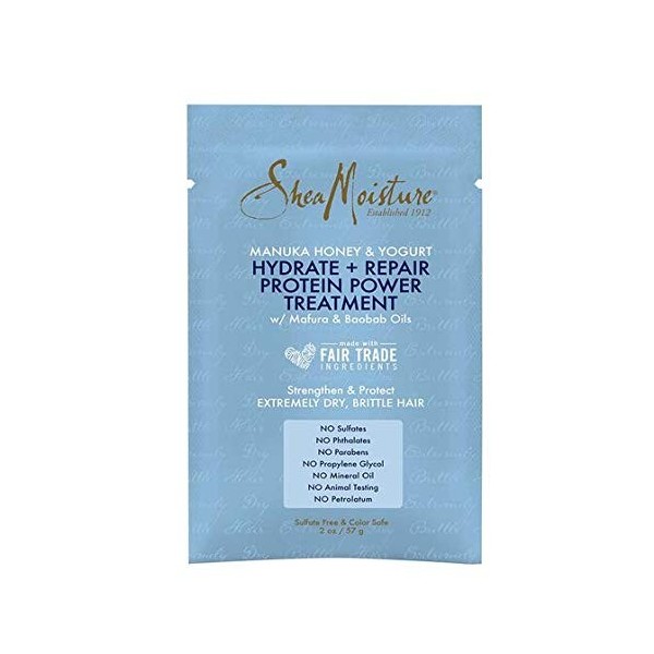 Hydrate Repair Protéine Power Treatment Soin hydratant au miel et au yaourt 60 g 