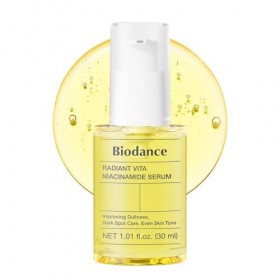 BIODANCE Radiant Vita Sérum à la niacinamide pour soin des taches foncées avec vitamine C, hydratant pour peau sensible, séru